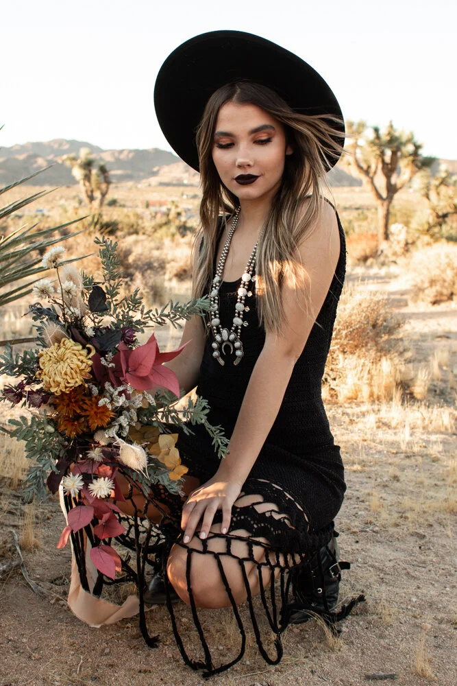 Styled desert portrait